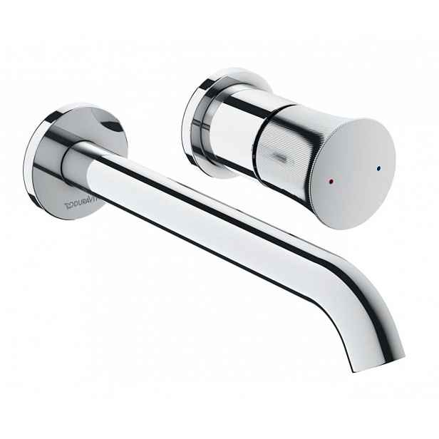 Duravit White Tulip - Umyvadlová baterie pod omítku, 2-otvorová instalace, chrom WT1070004010
