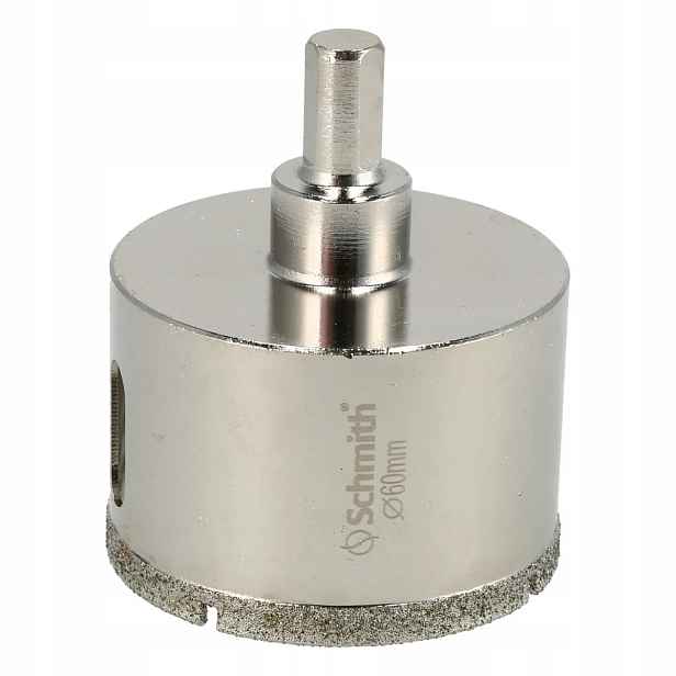 Korunkový Vrták s diamantovým vrták, korunkou 60 mm pro glazuru betonu Schmith