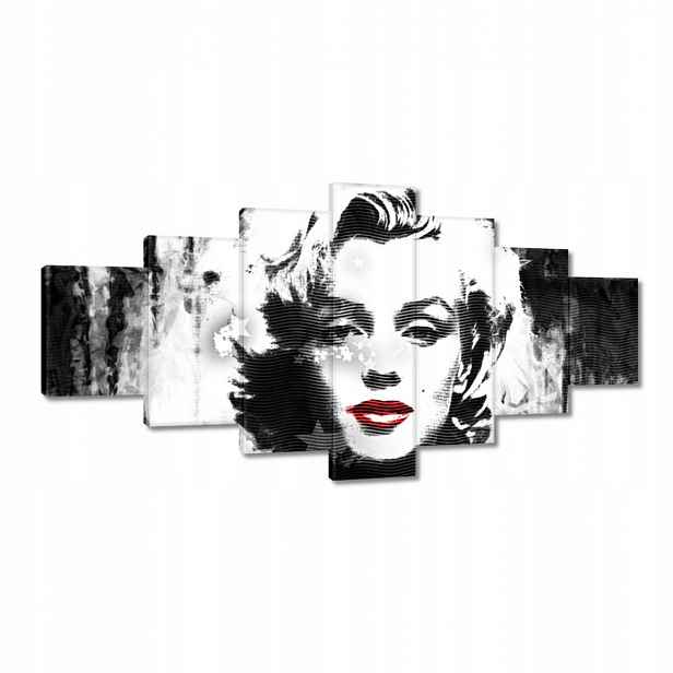 Obrazy 210x100 Marilyn Monroe Ústa Rty