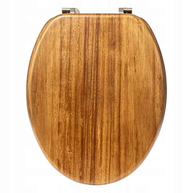 Wc sedátko Acacia hnědé ozdobné do koupelny na Wc hnědá akácie