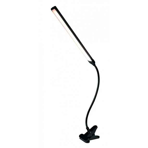 STOLNÍ LAMPA LED SERTA BLACK NA KLIPS 8W 350LM CCT DIM