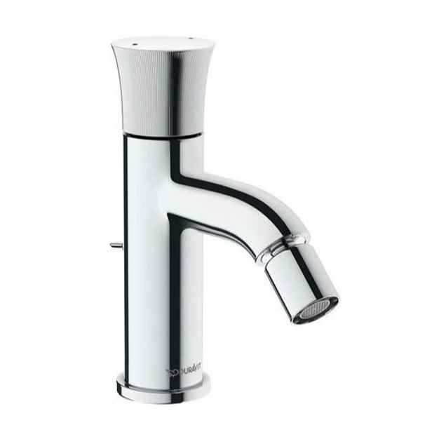 Duravit White Tulip - Bidetová baterie s výpustí, chrom WT2400001010