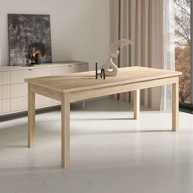 Jídelní stůl pro 6 osob 140x80 cm CADLA 12 - dub sonoma