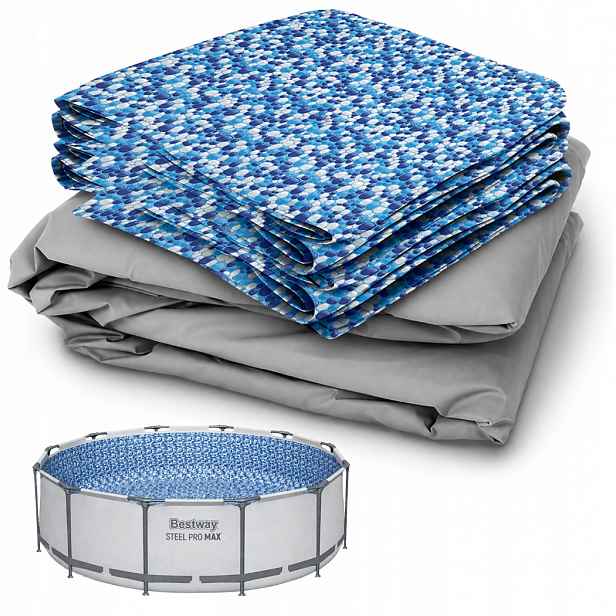 Materiál bazénové krytiny do bazénu Bestway 56418 šedá