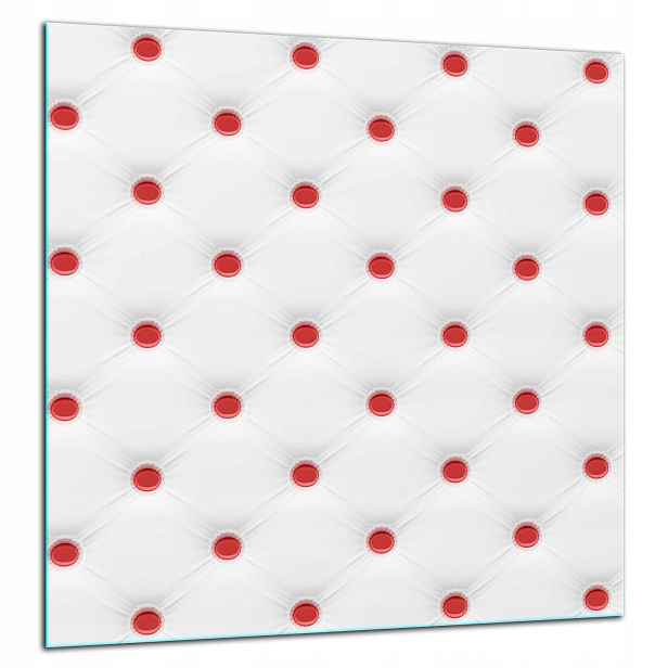 Skleněná Ochranná Deska Panel Lepidlo 60x65 Bílá
