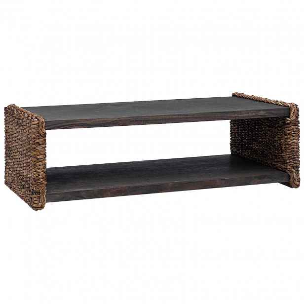 vidaXL Konferenční stolek Přírodní 110 x 55 x 35 cm