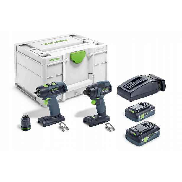Festool Komplet Šroubovák Šroubovák 18V Tid 18 4,0 I-Set T18 18 V Komplet