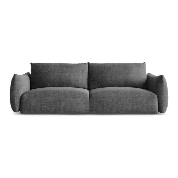 Tmavě šedá rozkládací pohovka 230 cm Leila – Makamii