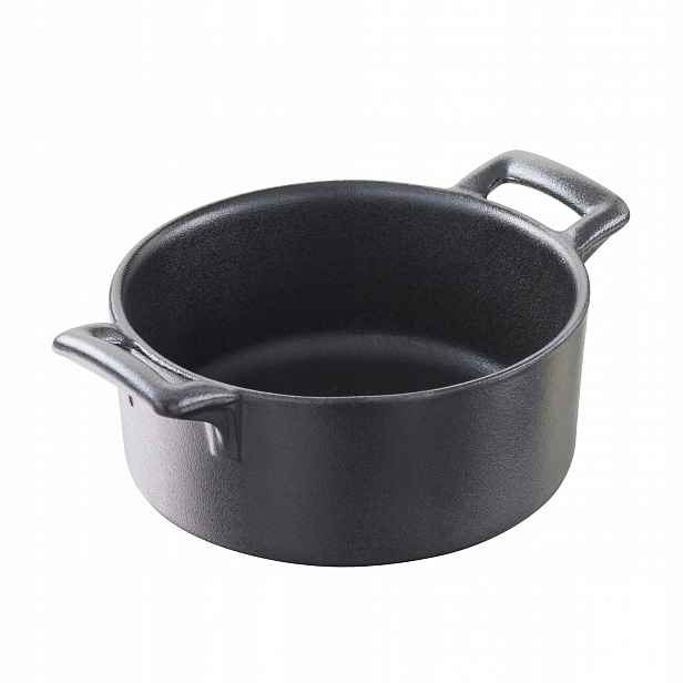 Žáruvzdorná nádoba Revol Belle Cuisine 1 l, černý porcelán Francie