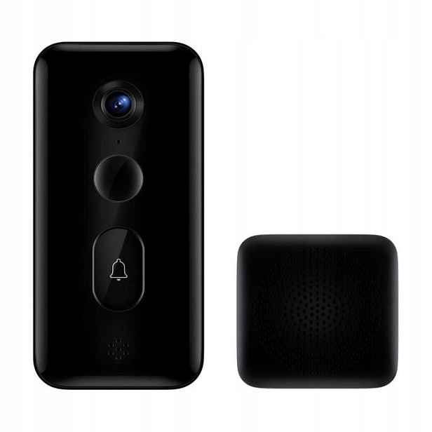 Xiaomi Smart Doorbell 3S 2K černý chytrý domovní zvonek