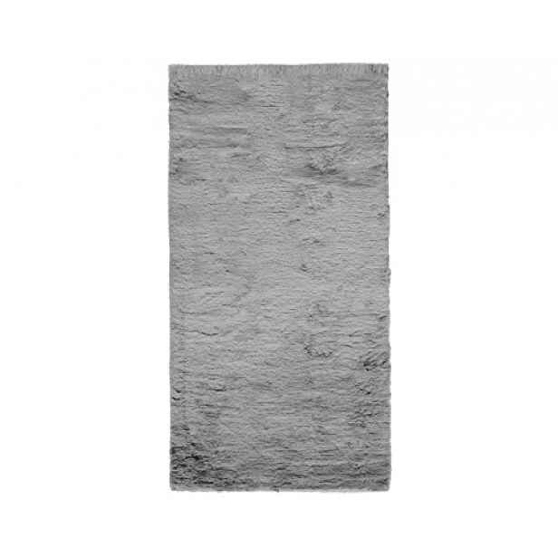Koberec Bobs 160x230 cm, šedá imitace králičí kožešiny