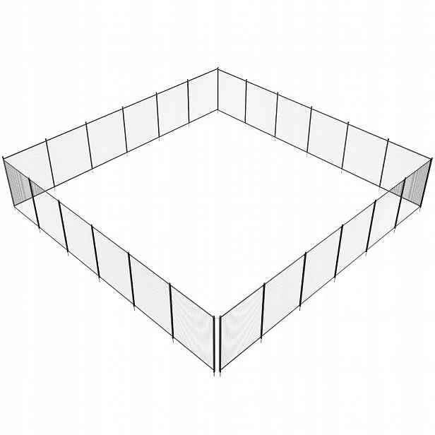 Oplocení do bazénu 1,2 x 21,9 m pro ochranu dětí, demontovatelná ochrana