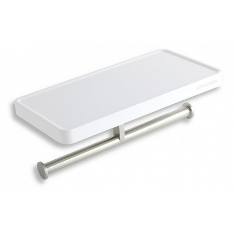 Držák toaletního papíru Novaservis Yacore 24,5 cm bílá/chrom 65581.1
