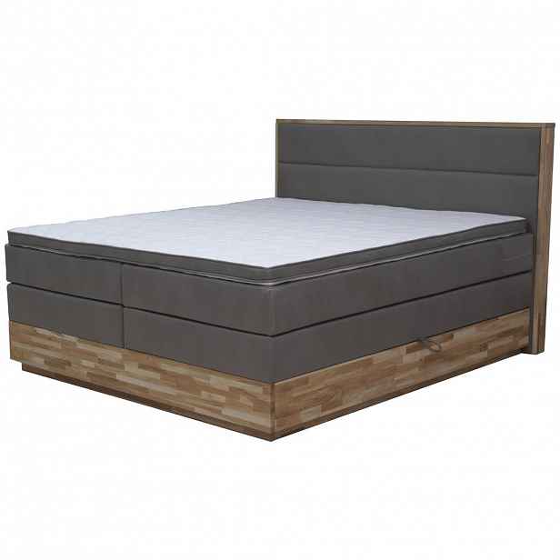 Esposa POSTEL BOXSPRING, šedá