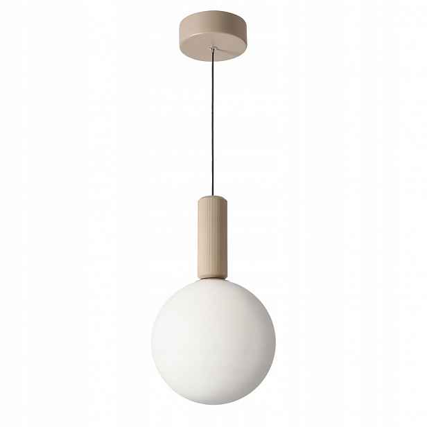Stropní svítidlo béžová, závěsná skleněná lampa do obývacího pokoje, ložnice Testa