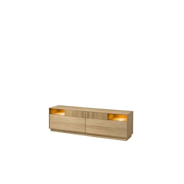 Szynaka TV stolek s LED osvětlením Join 180 cm dub přírodní