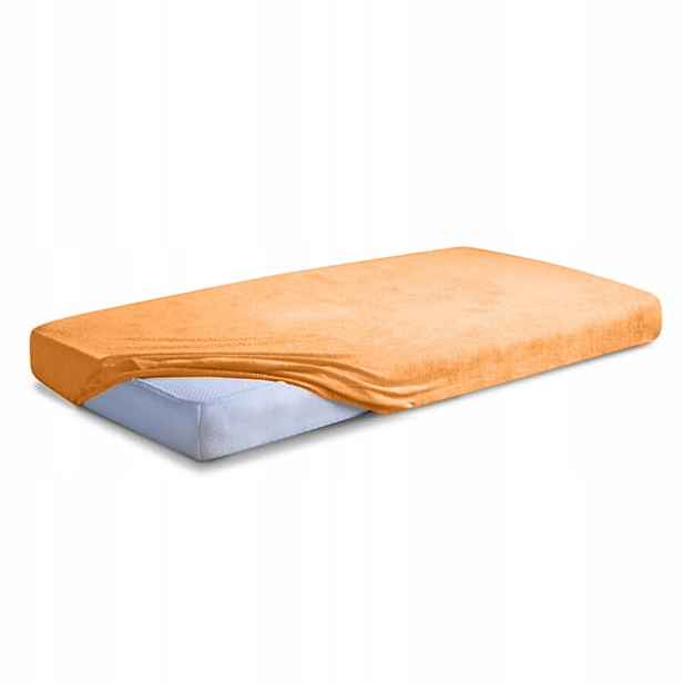 Froté Prostěradlo s gumou 210/220x190/200 Classic Lososové