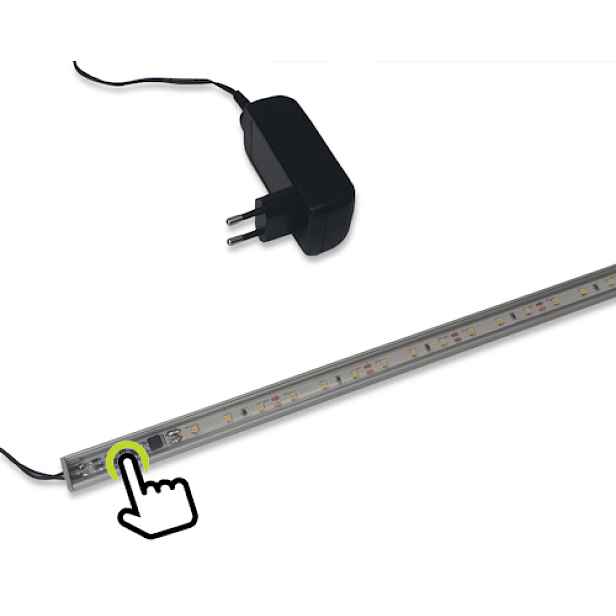 Led lampa 120 cm Lišta pod skříňky s dotykovým ovládáním