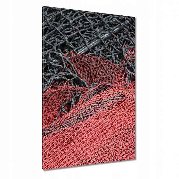 Obrazy 80x120 Červená rybářská síť