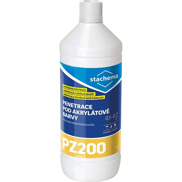 Penetrace akrylátová Stachema PZ200 mléčně bílá 1 l
