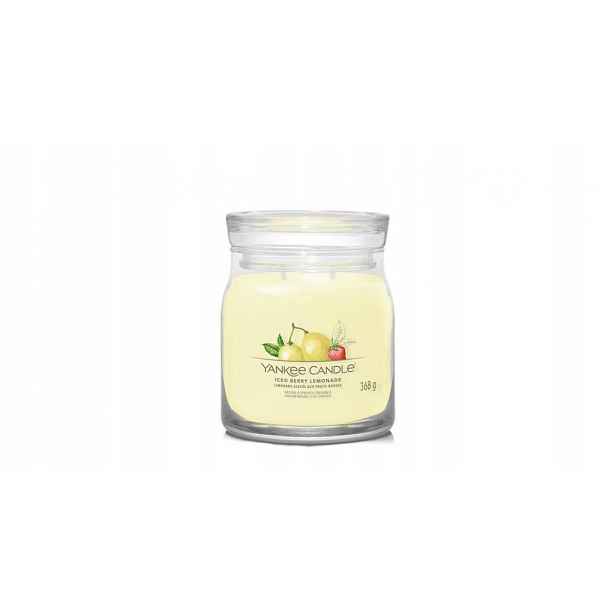 Yankee Candle Iced Berry Lemonade Sójová svíčka se dvěma knoty 368 g