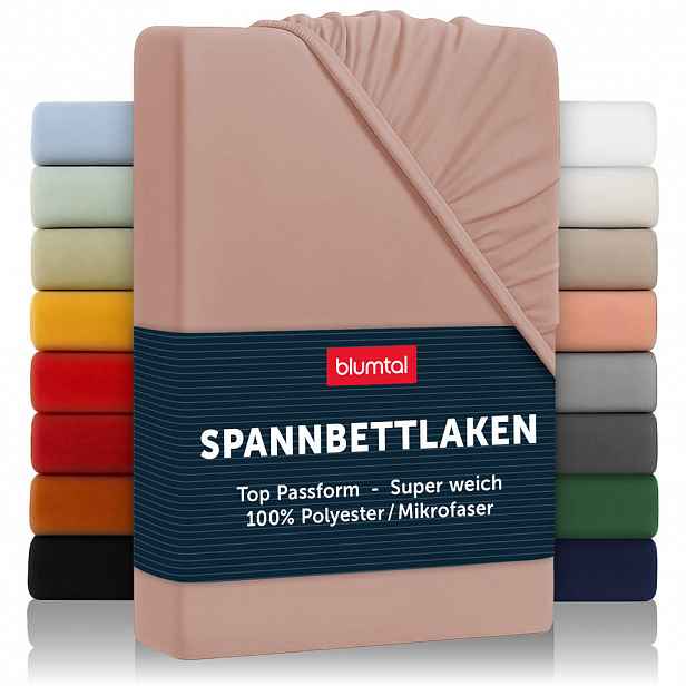 Blumtal NAPÍNACÍ prostěradlo z mikrovlákna, 150/200/30 cm, Růžová