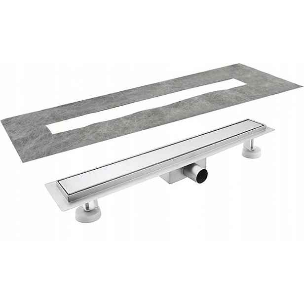Lineární Odtok extra plochý 80 cm z nerezové oceli
