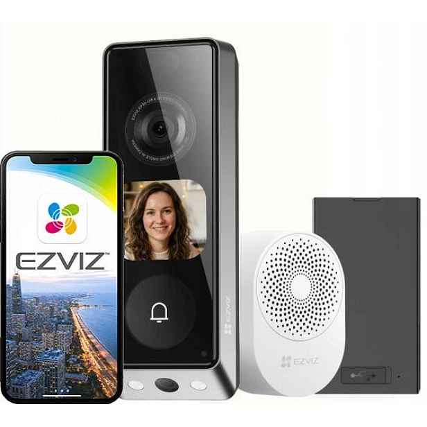 Videozvonek Ezviz EP8 Ultra 6MP+2MP Wi-fi Kamera