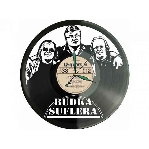 Budka Dárek Suflera Vinyl Nástěnné hodiny Vinylová deska Unikátní dekorace