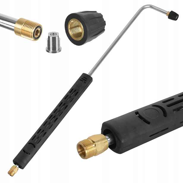 Úhlová tryska závit M22 M pro podvozky myčky Kranzle Macallister 900 mm