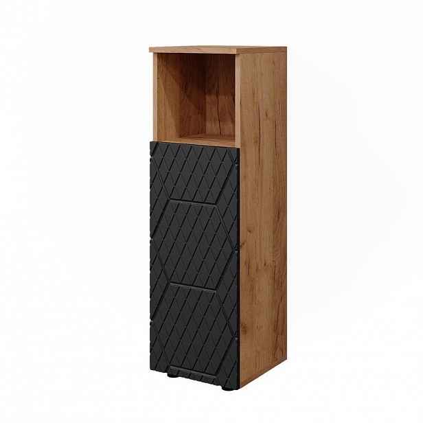 Vicco MIDI SKŘÍŇKA Irma Antracit se strukturou včelí plástve 30 x 95 cm