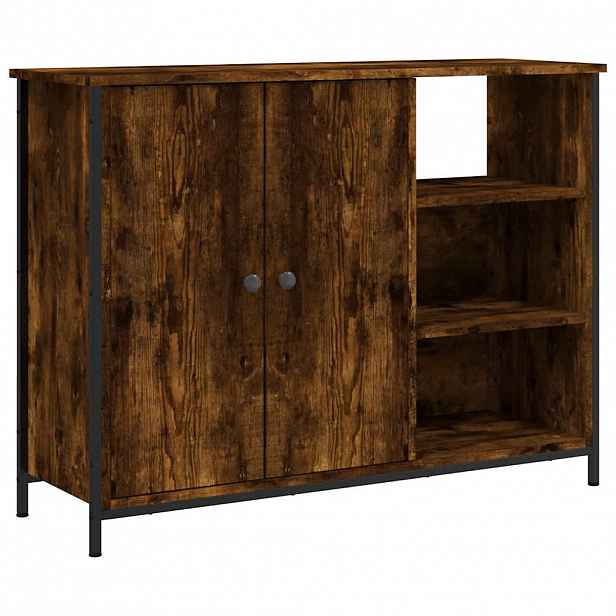 vidaXL Příborník kouřový dub 100 x 33 x 75 cm kompozitní dřevo