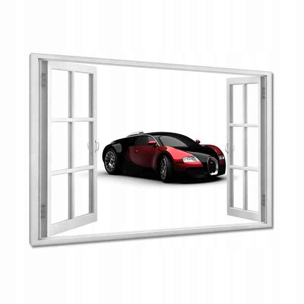 Obrazy 90x60 Červené Bugatti Veyron