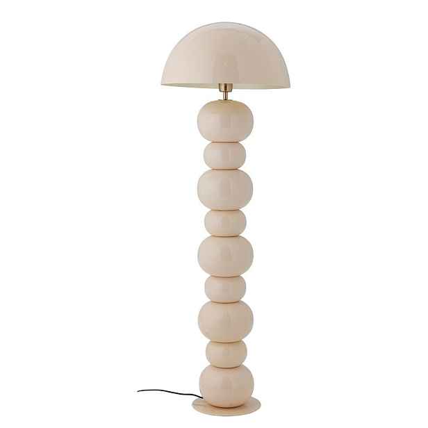 Krémová kovová LED stojací lampa (výška 137 cm) Cressida – Bloomingville
