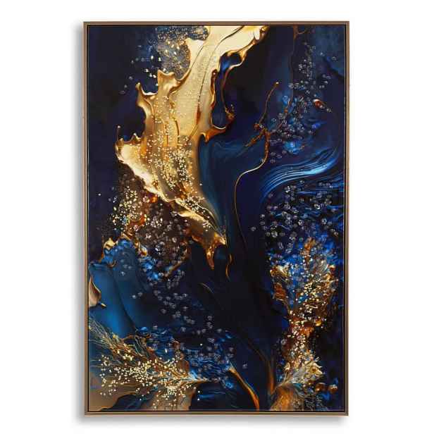 Mauro Ferretti Obraz Andromeda A 60x90 cm modrý/zlatý