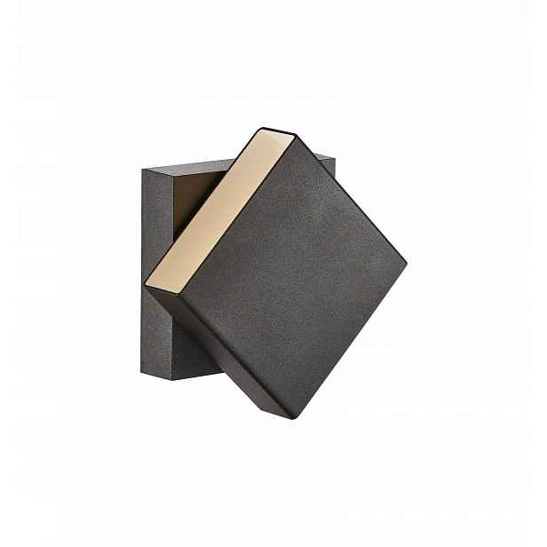 Nástěnné svítidlo Turn Nordlux Led kovové Černé IP54 2700K 12,4W