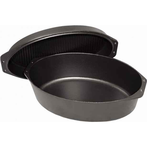 PLAMEN Litinový pekáč s víkem 5,8 l - oválný