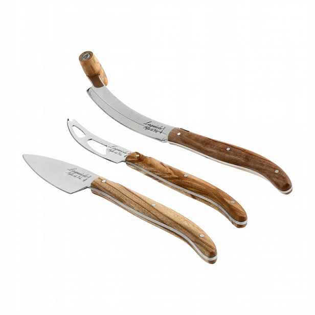 Sada nožů na sýry Laguiole Olive Wood V2