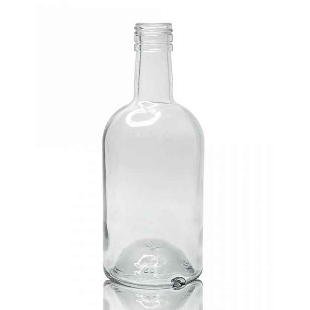 Skleněná lahev Round II 500 ml PP 31,5