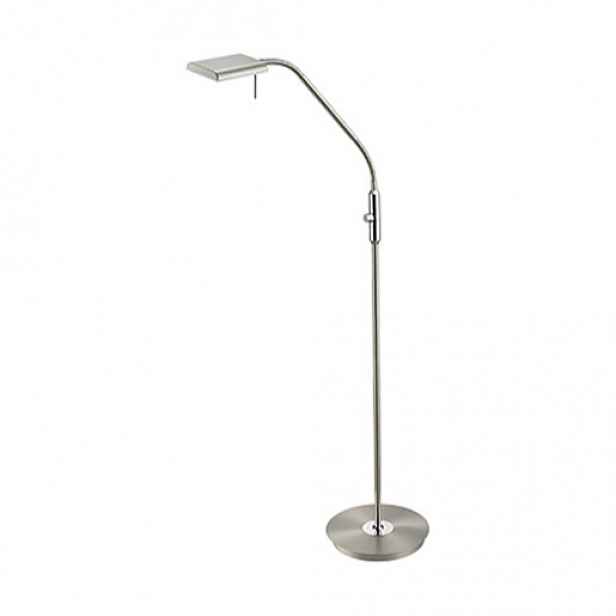 Trio Bergamo led stojací lampa nikl 420910107 TR420910107