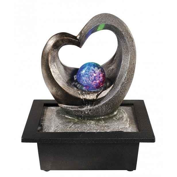 Vodní fontána LED RGB Lumineo srdce