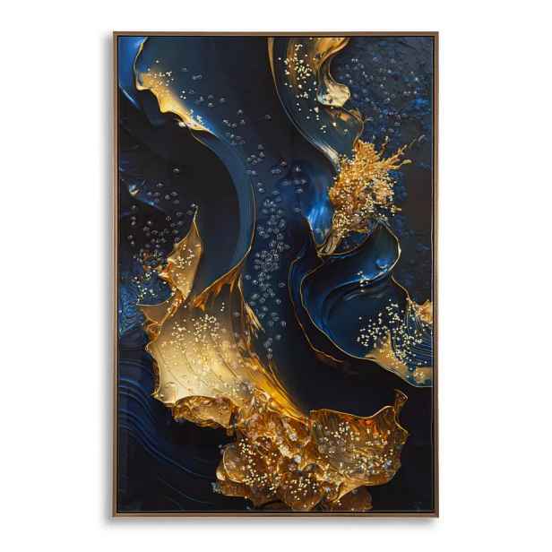 Mauro Ferretti Obraz Andromeda B 60x90 cm modrý/zlatý