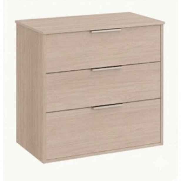 Roca Optica koupelnová skříňka bez umyvadla 78,5x75,7x45,5 cm světlý dub OPTDESK803ZJ