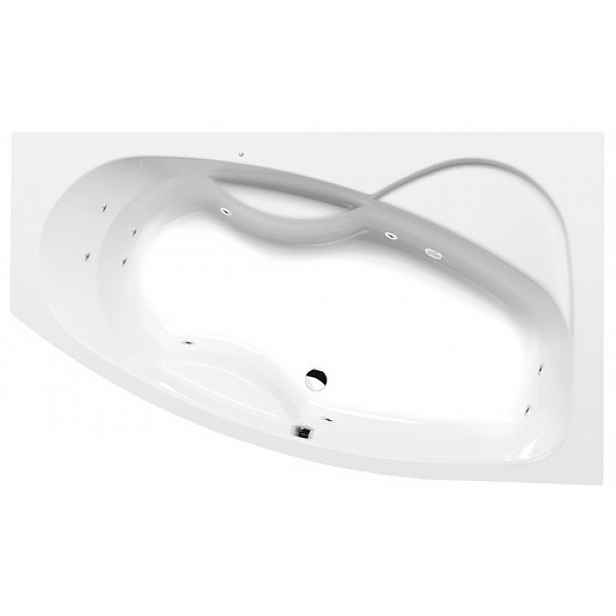 Masážní vana Polysan Mamba 160x95 cm Active Hydro akrylát pravá 28111.1010