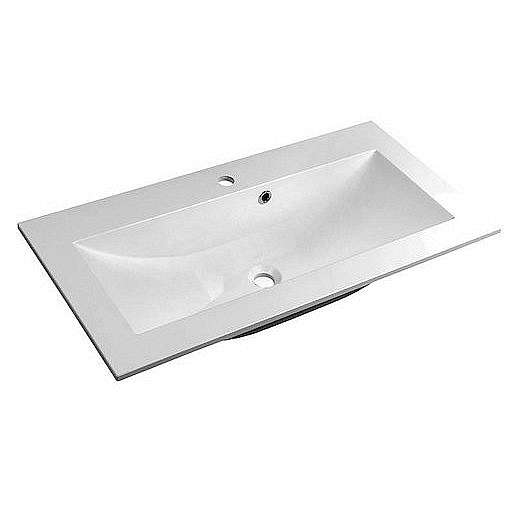 Zápustné umyvadlo Sapho Yukon 90x45 cm otvor pro baterii, s přepadem 55900