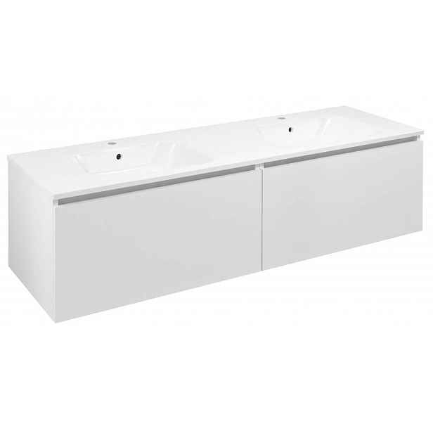 Sapho Lorea - Umyvadlová skříňka 180x46x52 cm, 2x zásuvka, matná bílá LE090-3131-01