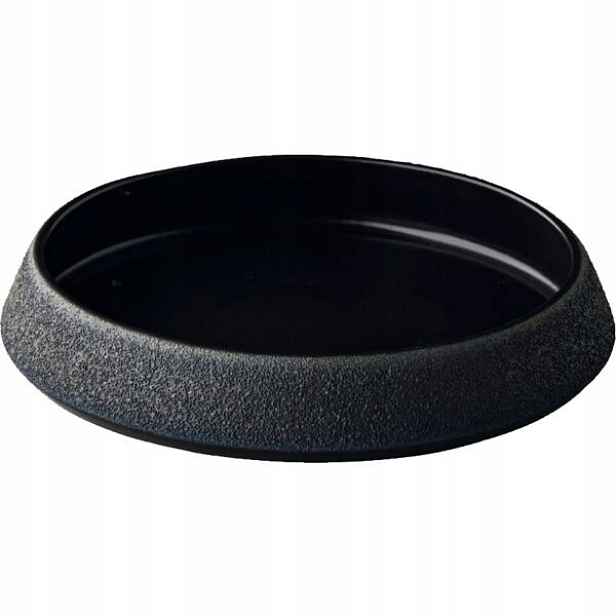 Talíř hluboký Style Point Vulcanic 20 cm, černý 12 ks