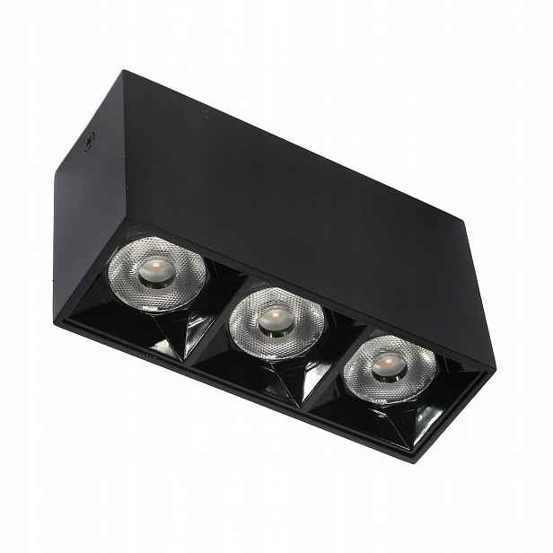 Lineární nástěnná lampa 9W 4000K černá JDL-6T