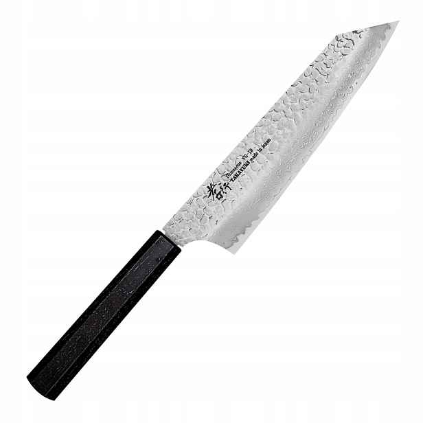 Sakai Takayuki Nanairo VG-10 Ebony Japonský Nůž Kengata 19 cm