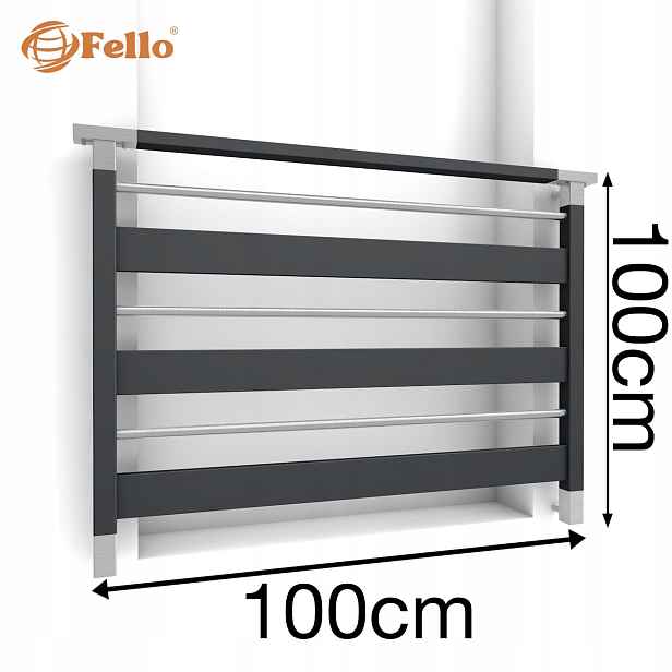 Diverse Francouzský balkon 100 cm Balustrada Ral